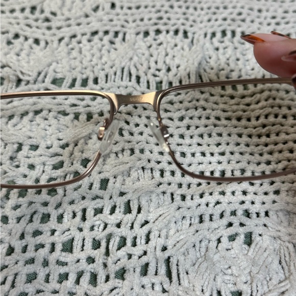 Emporio Armani Dual-Tone Eyeglasses Frames Olive Green & Rose Gold - Picture 6 of 8